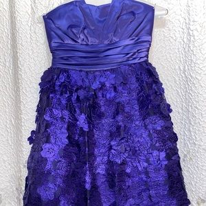 XOXO girls party dress w beautiful flower skirt